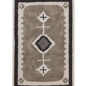 Cotton Area Rug 160 x 230 cm Beige GEYVE