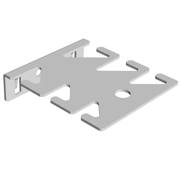 Sistema di elementi PORTAUTENSILI 6 PIEGHE PU: 60 pezzi (10 unità da 6 pezzi) SB 63x75 mm BIANCO 11407-00002
