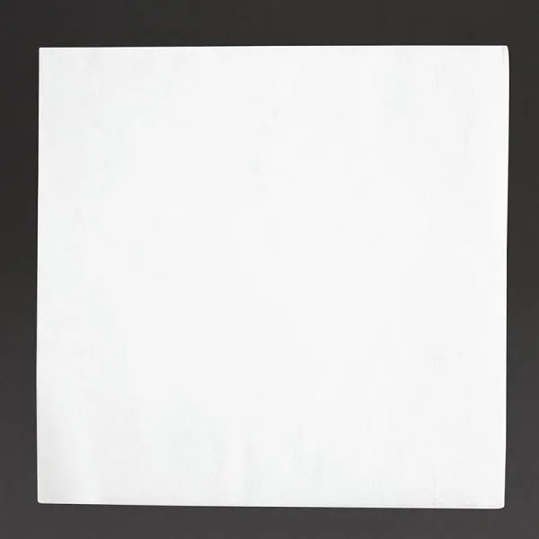 Tovaglioli da tavola riciclabili Fiesta 1/4 bianco 40 cm (2000 pezzi) FE235