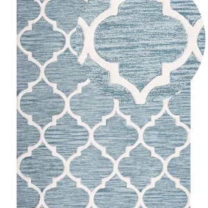 Wool Area Rug 160 x 230 cm Blue YALOVA