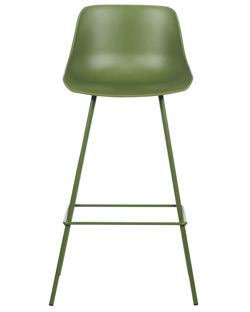 Bar Chair Set 2 Green EMMET