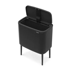 Brabantia Poubelle Bo Touch Bin 36 L, noir
