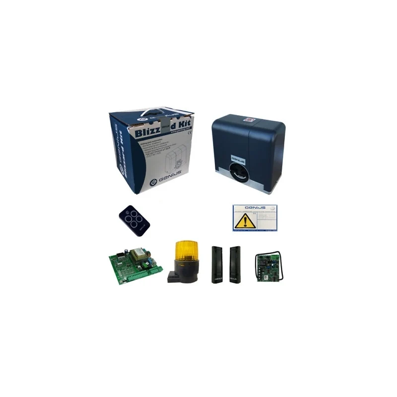 Genius Blizzard ENC Kit 900 433MHz RC per Cancello Scorrevole 900kg 230V – FAAC GENIUS 104015