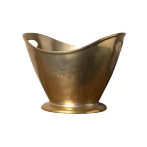 Secchiello per ghiaccio alluminio dorato Maniglie Chehoma - 36cm