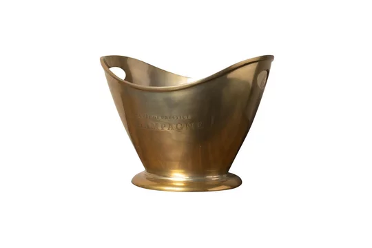Secchiello per ghiaccio alluminio dorato Maniglie Chehoma - 36cm