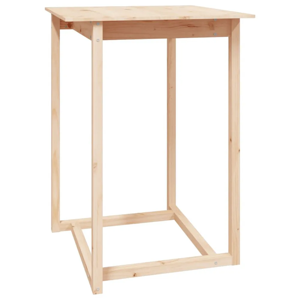 Set da Bar 5 pz Legno Massello di Pino