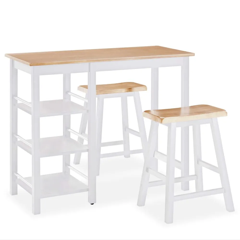 Set da Bar 3 pz MDF Bianco