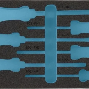 Inserto schiuma morbida Hazet 2 componenti per 163-184/6 dimensioni/lunghezza: 342 mm x 172 mm 163-184L
