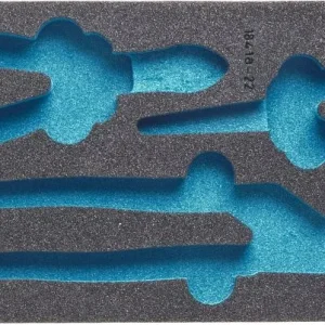 Inserto schiuma morbida Hazet 2 componenti per 163-96/3 dimensioni/lunghezza: 342 mm x 172 mm 163-96L