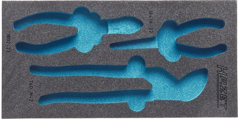Inserto schiuma morbida Hazet 2 componenti per 163-96/3 dimensioni/lunghezza: 342 mm x 172 mm 163-96L