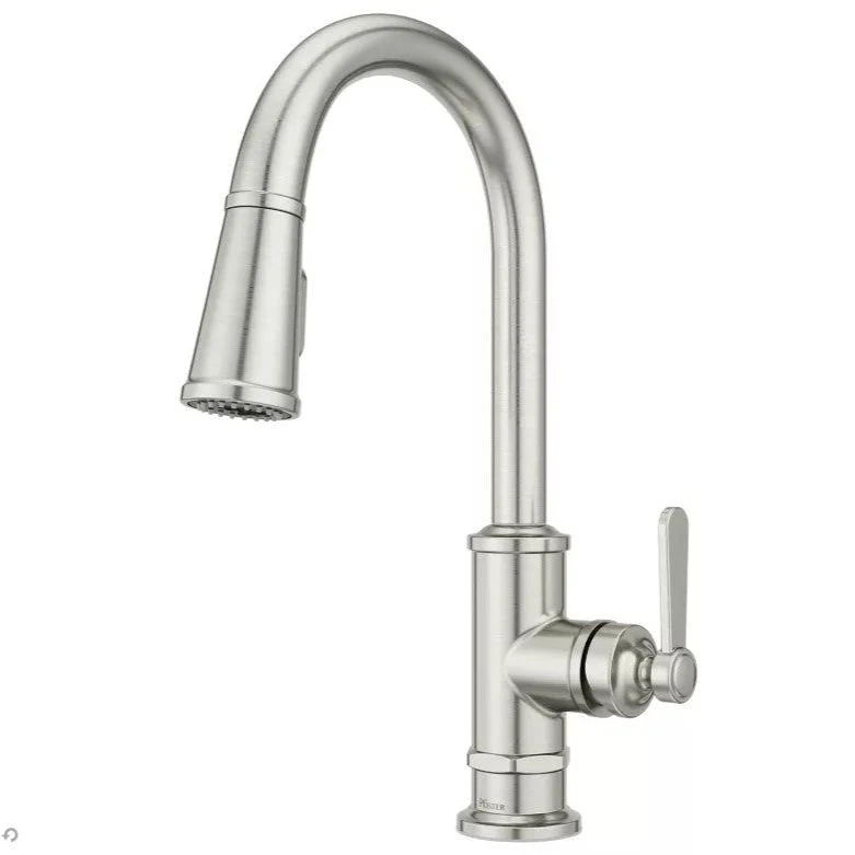 Pfister GT529-TDS Port Haven 1-Handle Pull-Down Kitchen Faucet Inox Steel