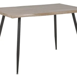 Cestino per il Pane Tavolo da pranzo legno chiaro/nero 120 x 80 cm LUTON