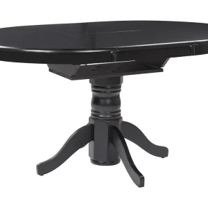 Extending Dining Table 106/150 x 106 cm Nero notte AKRON