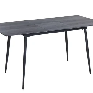 Extending Dining Table 120/160 x 80 cm Grey GELANDA