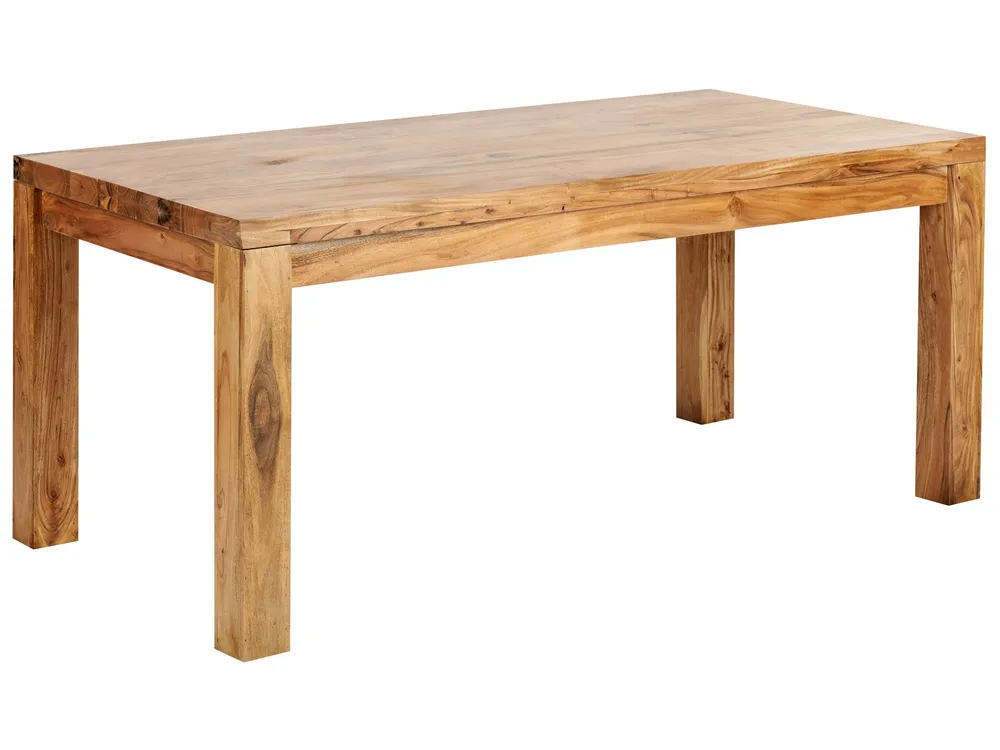 Set di Bicchieri Tavolo da pranzo legno d'acacia palese 180 x 90 cm TESA