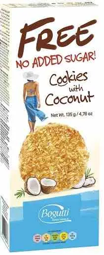 Biscotti alla noce di cocco B/C 135 g BOGUTTI