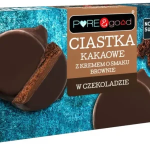 Biscotti brownie con crema di cacao al cioccolato fondente senza zuccheri aggiunti 128g