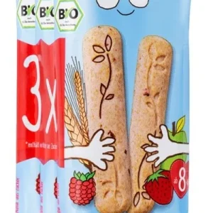 Biscotti di farro e grano lampone, fragola, mela più di 8 mesi 3x BIO 30 g FRUCHTBAR