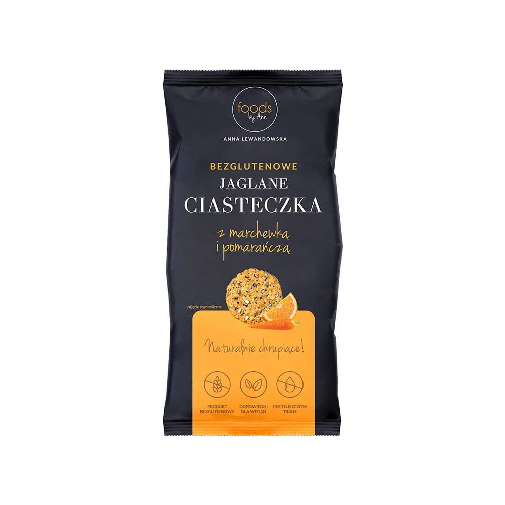 Biscotti di miglio con carota e arancia 100 g - FOODS ANN