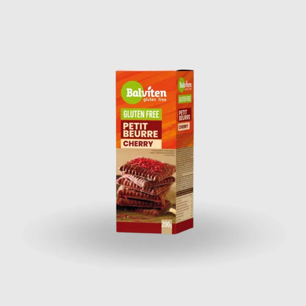Biscotti Petit Beurre Cherry Senza Glutine 135g