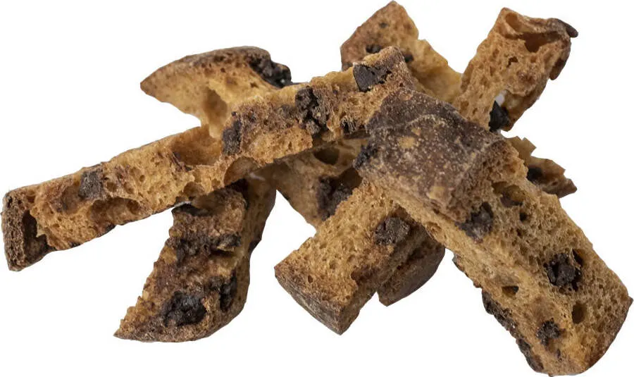 Biscotti Topping Per Gelato Bio Con Cioccolato Crostini Tostati Pane Semi-integrale Per Yogurt E Gelati Snack Proteici Di...