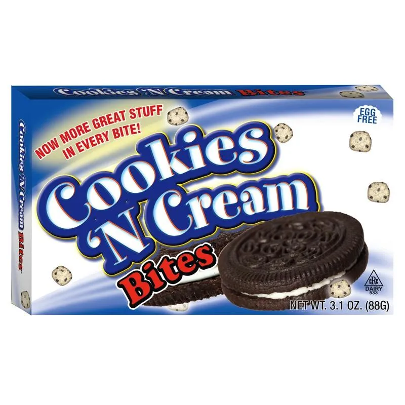 Cookies 'n Cream Bites, biscotti ripieni alla crema da 88g