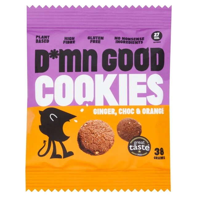 Damn Good Biscotti allo zenzero e cioccolato all'arancia 38g