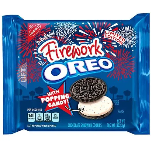 Oreo Firework, biscotti vaniglia e cioccolato da 303.3g