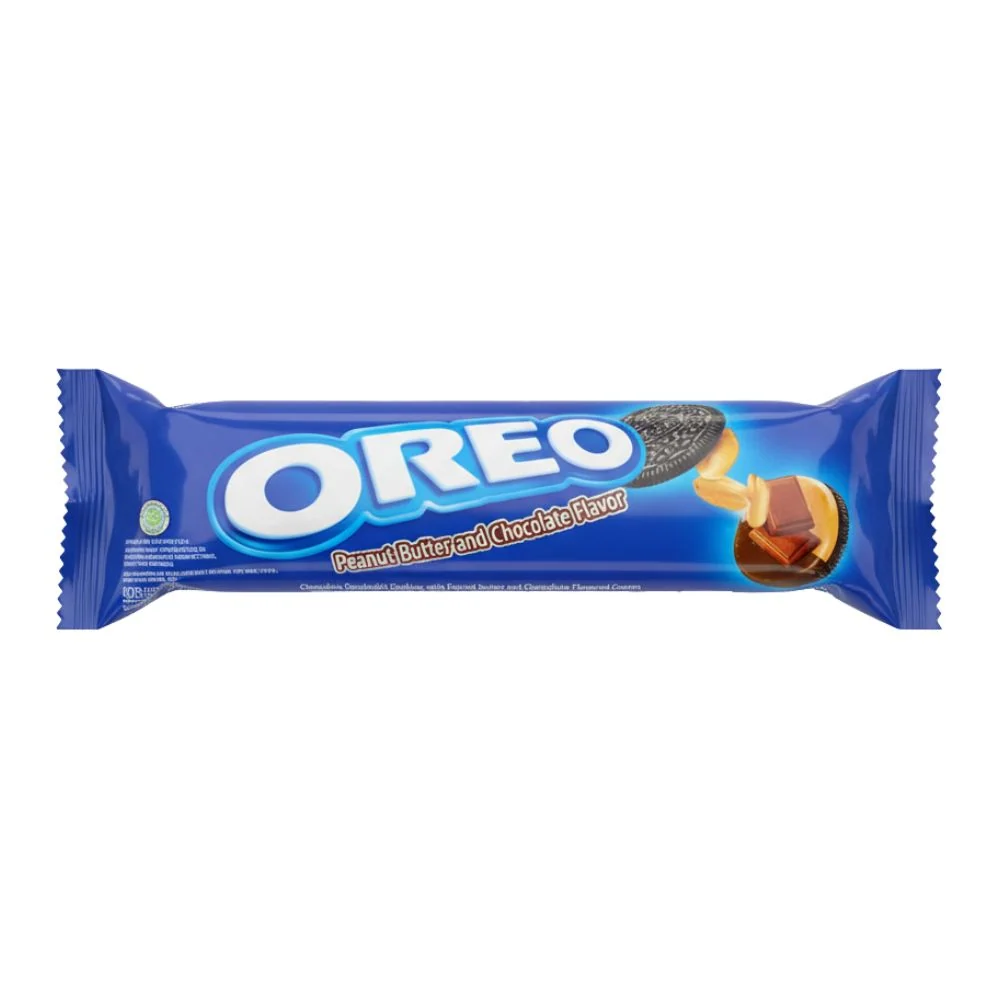 Oreo Peanut Butter Chocolate, biscotti al cioccolato e al burro d'arachidi da 110,4g