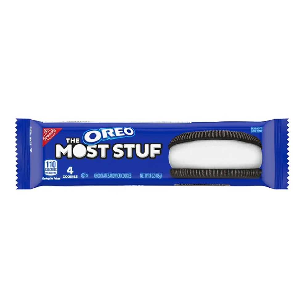 Oreo Most Stuf Cookies, biscotti oreo con doppia crema da 85g