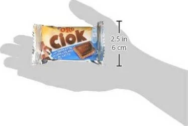 Oro Ciok 20x Biscotti Oro Ciok Cioccolato Al Latte Monoporzione Con Due Biscotti 50 Gr Snack Merendina Monoporzione Confez...