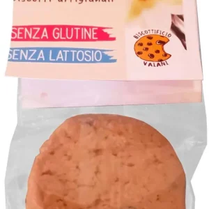 Pacchetto di 3 biscotti senza glutine e senza lattosio di 35g vaniglia e cioccolato ( biscottificio artigianale vaiani). c...
