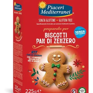 PIACERI MEDIT PREPARATO BISCOTTI PAN DI ZENZERO 225 G