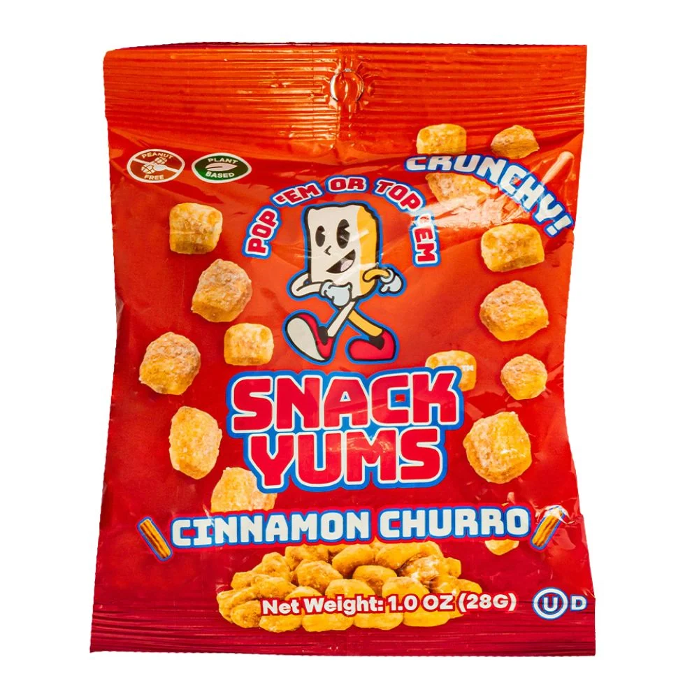 Snack Yums Cinnamon Churro, biscotti al gusto di cannella da 28g