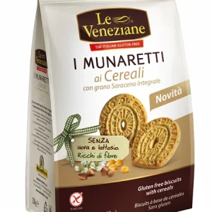 LE VENEZIANE MUNARETTI BISCOTTI CEREALI GRANO SARACENO INTEGRALE 250 G