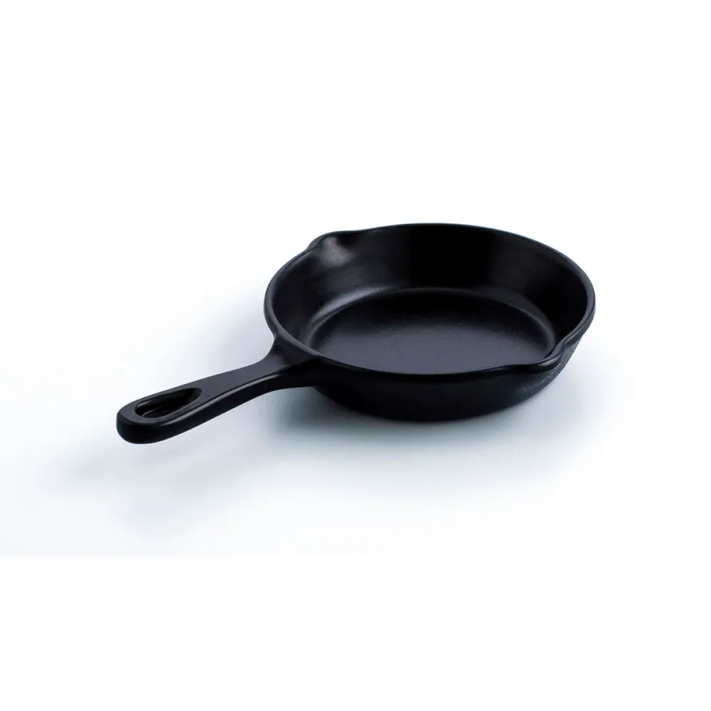 Padella per Servire Aperitivi Quid 'bordo Nero Plastica (12 Unità) (Pack 12 x)