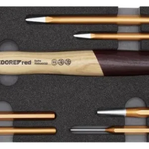 Set martello/scalpello rosso GEDORE 2/6 CT modulo 7 pezzi 3301718