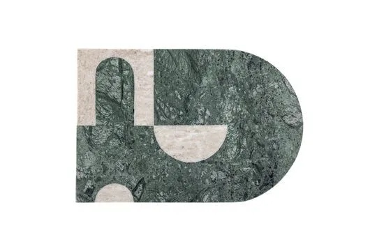 Tagliere marmo verde Abrianna Bloomingville - 30cm