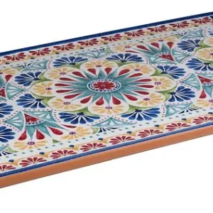 Vassoio APS GN 1/1 -ARABESQUE- 53 x 325 cm altezza: 2 cm melammina interno: decoro esterno: aspetto terracotta 84680