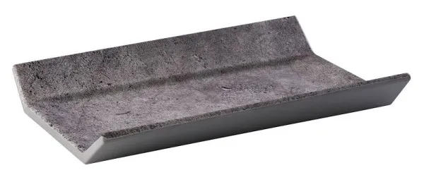 Vassoio APS GN 1/4 -ELEMENT- 265 x 162 cm altezza: 35 cm melammina colore: aspetto cemento 84403