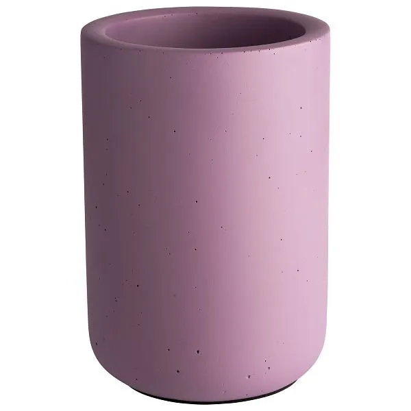 Raffreddatore per bottiglie APS -ELEMENT- esterno Ø 12 x 19 cm cemento rosa limpido interno Ø 10 cm con lato inferiore del...