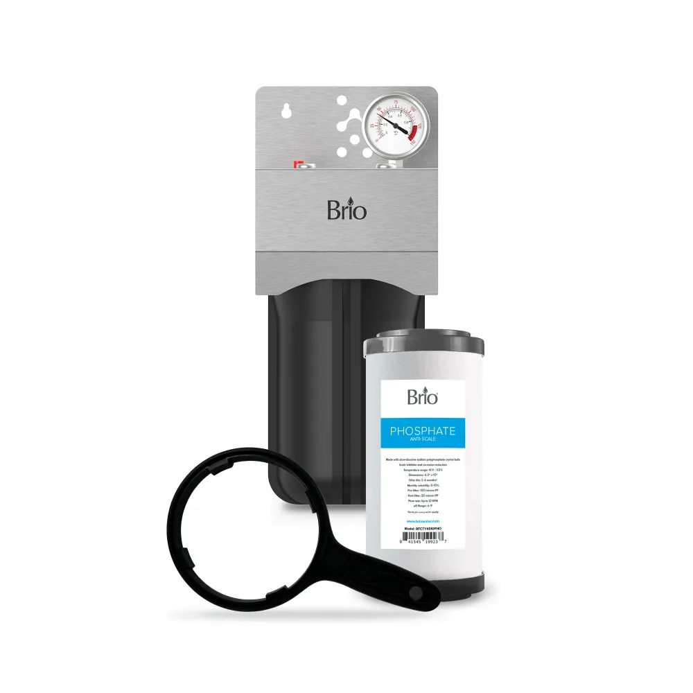 Brio Individuale Stage Whole House Filtration System - 10" Anti-Scale