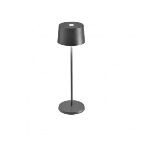 Lampada da Tavolo Senza Fili Olivia Pro Grigio Scuro