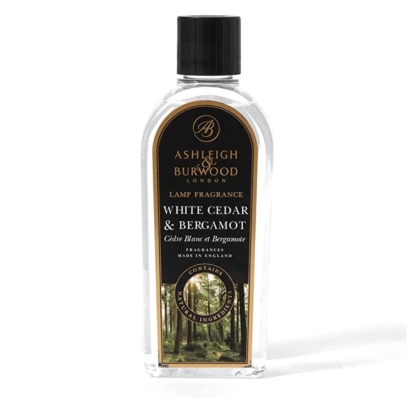 Liquido per Lampade Catalitiche 500ml White Cedar & Bergamot