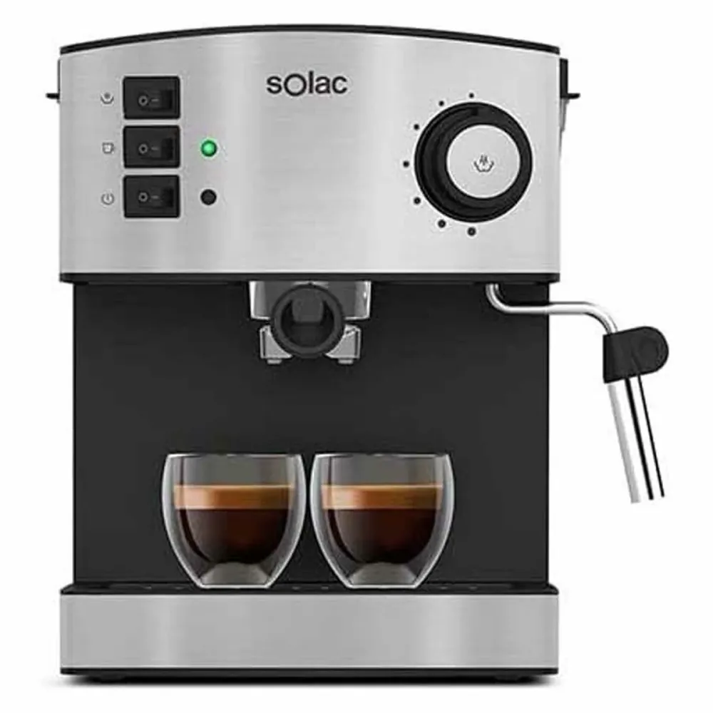 Caffettiera Express Leva Solac CE4483 Argentato 16 L (Modello Barista Pro)
