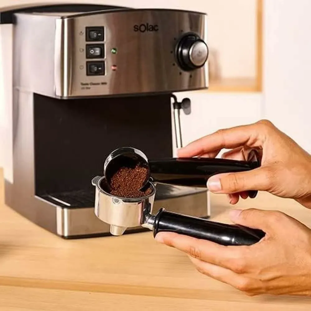 Caffettiera Express Leva Solac CE4483 Argentato 16 L (Modello Barista Pro)