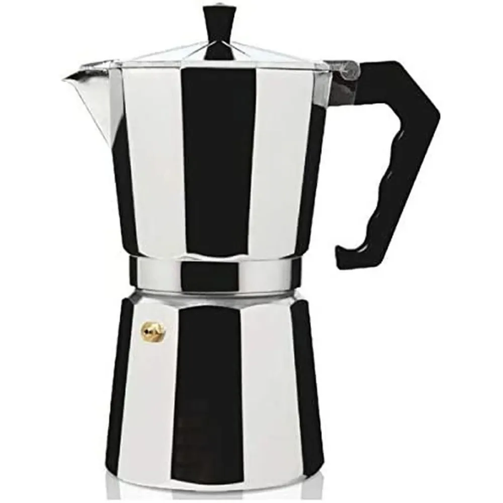 Caffettiera Italiana Haeger CP-09A.008A Alluminio | 15 Bar | Riscaldamento Rapido