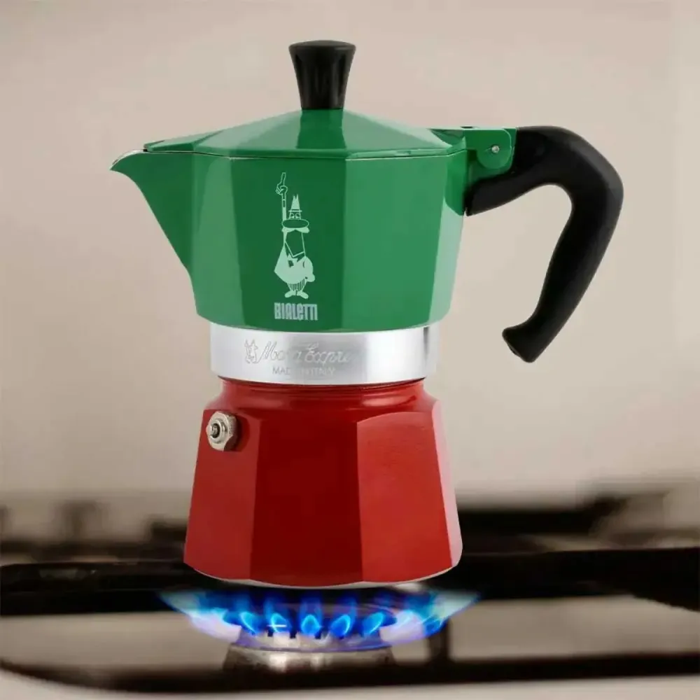 Caffettiera italiana Moka Express Italia di Bialetti - Macinatura Regolabile