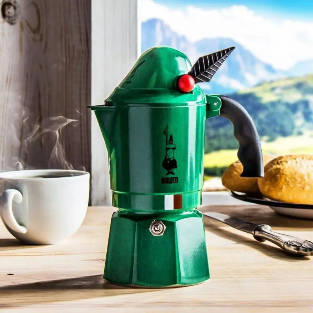 Caffettiera italiana Moka Express Italia di Bialetti - Macinatura Regolabile