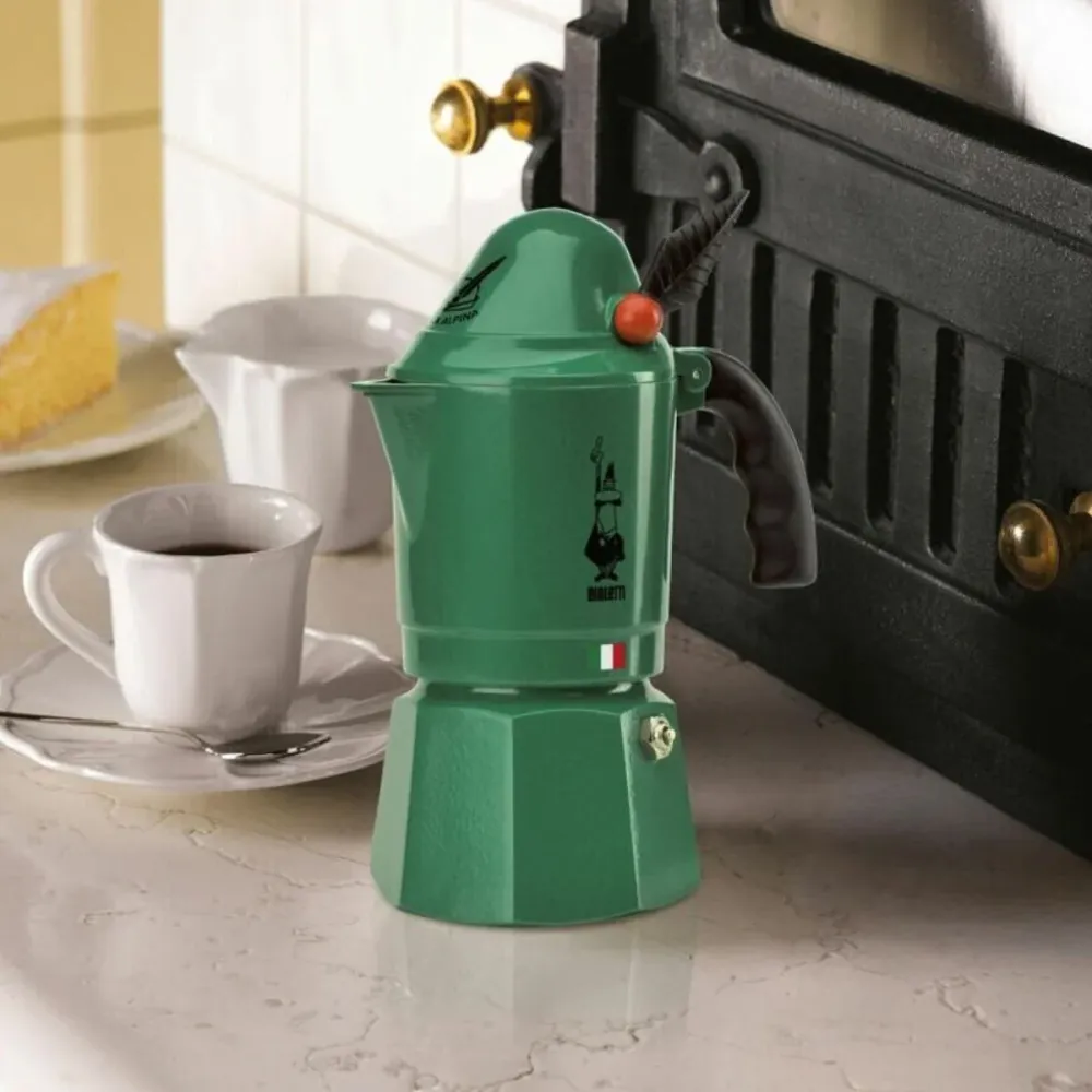 Caffettiera italiana Moka Express Italia di Bialetti - Macinatura Regolabile